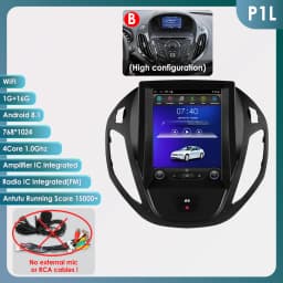 9.7" Hizpo Android13 Autoradio for Ford Tourneo Transit 2012 - 2023 Tesla Style Multimedia GPS RDS DSP 4G Carplay UI7862 360CAM