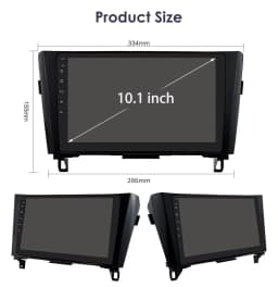 10.1" Hizpo Android13 Car Radio for Nissan Qashqai X-Trail 3 T32 2013 - 2017 Navigation GPS RDS DSP 4G BT Android Auto CarPlay