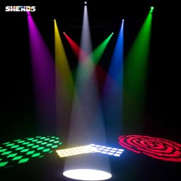 SHEHDS LED Spot 100W Moving Head Lights 6 Prism DMX Controller For Discos Stage DJ Lighting