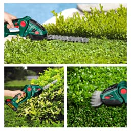 Gisam 2 in 1 Electric Hedge Trimmer 20000rpm Handheld Household Lawn Mower Garden Scissors Power Tool For Makita 18V Battery Pin