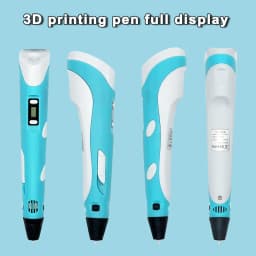 3D Printing Pen Drawing Pen with LCD Screen with 9M PLA Compatible PLA Filament Toy Children Safe Painting DIY Birthday Gift
