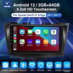 ESSGOO 9" 2 DIN For Suzuki Swift IV FZ NZ 2011-17 Android 13 Carplay Car Stereo Radio Multimedia Video Player GPS Navi FM RDS BT