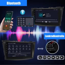 ESSGOO 9" 2 DIN For Suzuki Swift IV FZ NZ 2011-17 Android 13 Carplay Car Stereo Radio Multimedia Video Player GPS Navi FM RDS BT
