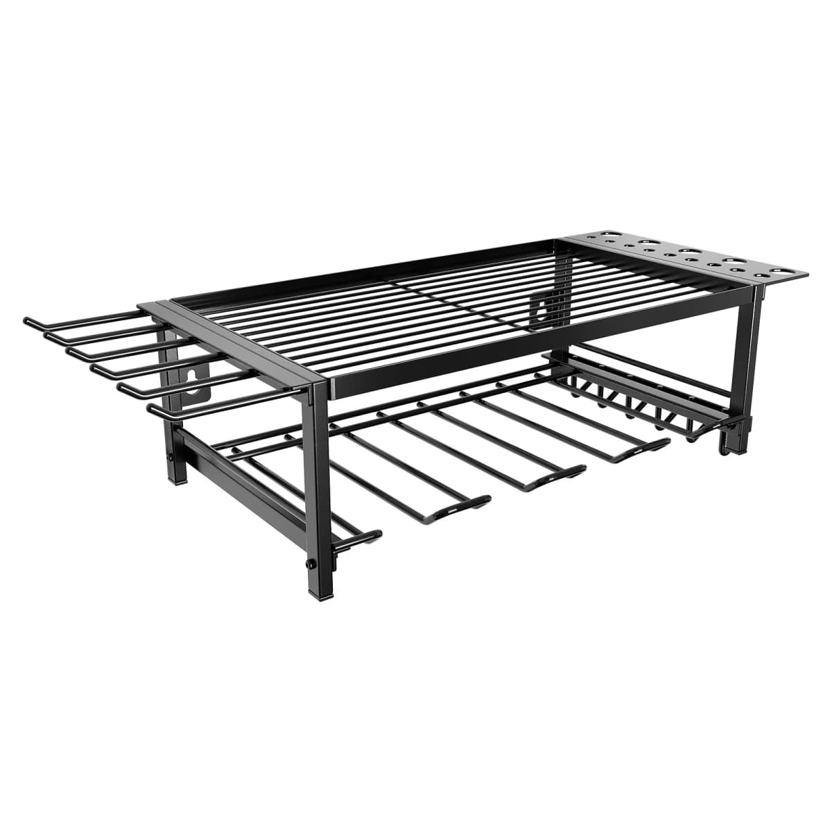 Power Tool Organizer Wall Mount, Heavy Duty Garage Tool Organizers And Storage Rack, 2 Layers/4 Layers Metal Tool Organizer