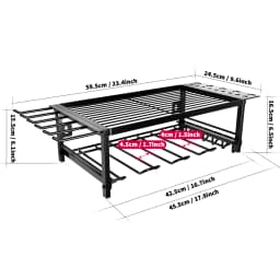 Power Tool Organizer Wall Mount, Heavy Duty Garage Tool Organizers And Storage Rack, 2 Layers/4 Layers Metal Tool Organizer