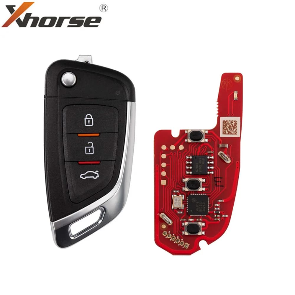 5PCS XHORSE XKKF05EN Blade Shape Folding Key Second Generation Universal Remote Key