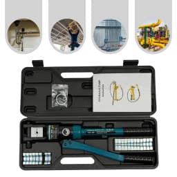 Hydraulic Crimping Gripper 16 to 300mm ² Crimping Latticing Hand Operated Hydraulic Crimping Tool with 11 Pairs of Dies