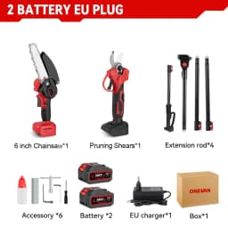 ONEVAN 3in1 Electric High Branch Saw 20000RPM Cordless Telescoping High Pruning Shear Garden Power Tool For ONEVAN 18V Battery