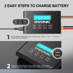 Mate1 RC Charger 100 W 10 A Smart RC Charger with XT60 Balance and Compatible with 2-6s LiIon/LiPo/Life 3-18S NiMH Various Mode