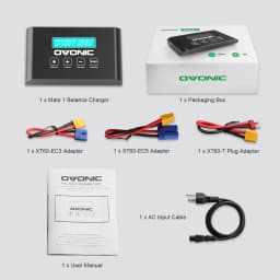 Mate1 RC Charger 100 W 10 A Smart RC Charger with XT60 Balance and Compatible with 2-6s LiIon/LiPo/Life 3-18S NiMH Various Mode