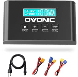 Mate1 RC Charger 100 W 10 A Smart RC Charger with XT60 Balance and Compatible with 2-6s LiIon/LiPo/Life 3-18S NiMH Various Mode