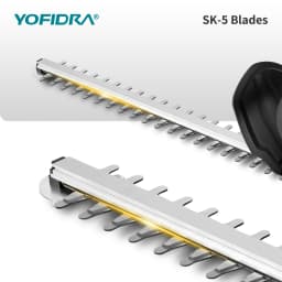 YOFIDRA 2000W 15000RPM Cordless Electric Hedge Trimmer Pruning Saw Lawn Mower Garden Trimming Power Tools For Makita Battery Pin
