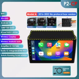 Hizpo Car Radio For Fiat Ducato 3 Citroen Jumper 2 Peugeot Boxer 2 2016 - 2022 Carplay Multimedia Autoradio Navigation Stereo 4G