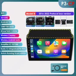 Hizpo Car Radio For Fiat Ducato 3 Citroen Jumper 2 Peugeot Boxer 2 2016 - 2022 Carplay Multimedia Autoradio Navigation Stereo 4G