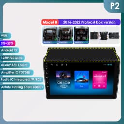 Hizpo Car Radio For Fiat Ducato 3 Citroen Jumper 2 Peugeot Boxer 2 2016 - 2022 Carplay Multimedia Autoradio Navigation Stereo 4G