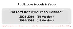 4G 8Core Android 13 Car radio GPS Stereo for FORD Transit /Tourneo Connect 2005-2014 multimedia player Autoradio 2DIN BT Carplay