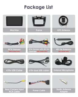 4G 8Core Android 13 Car radio GPS Stereo for FORD Transit /Tourneo Connect 2005-2014 multimedia player Autoradio 2DIN BT Carplay