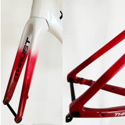 Thrust Carbon Frame Disc Brake AERO Road Bicycle Frameset Bike Race BSA T47 Full Internal Cable With Handlebar DI2 UPGRADED EPS