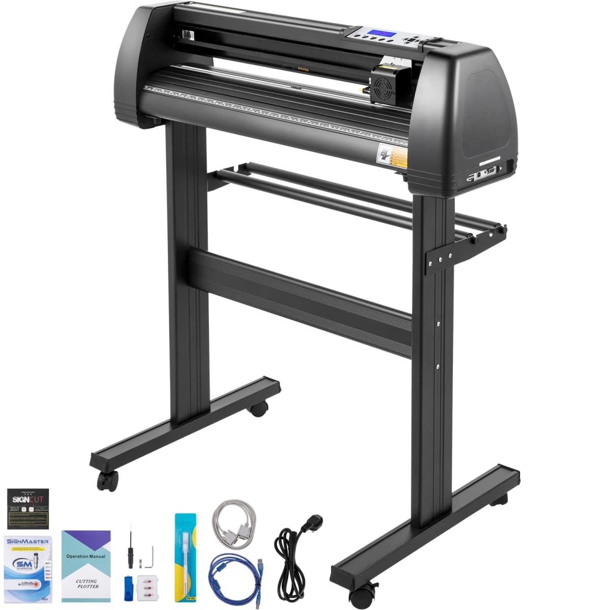 SucceBuy 28in Vinyl Cutter Machine Vinyl Plotter LCD Display with SignCut Software