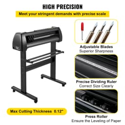 SucceBuy 28in Vinyl Cutter Machine Vinyl Plotter LCD Display with SignCut Software