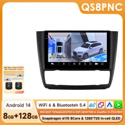 Hizpo Android 14 Car Multimedia Radio For BMW 1-Series 1 Series E87 E81 E82 E88 2004 - 2011 4G GPS Video PLayer Navi Carplay DSP