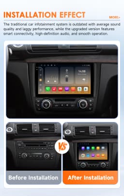 Hizpo Android 14 Car Multimedia Radio For BMW 1-Series 1 Series E87 E81 E82 E88 2004 - 2011 4G GPS Video PLayer Navi Carplay DSP