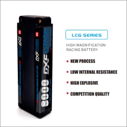 DXF 2S Lipo Battery 7.6V 130C 9200mAh 5mm T Plug Hardcase For 1/10 Buggy Truggy Offroad Boat Car Boat Truck RACING Helicopter