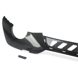Car Rear Bumper Lip Spoiler Trim Splitter Diffuser For BMW 3 Series G20 G28 M Sport 2019-2020 Double-Single Round Out