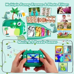 ARNSSIEN Kids Camera Instant Print,Children Digital Camera Toys with HD Video for Kids Aged 3-12.