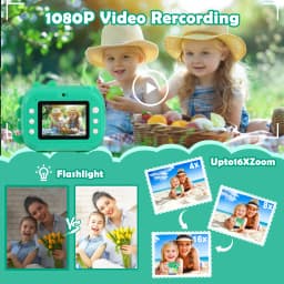ARNSSIEN Kids Camera Instant Print,Children Digital Camera Toys with HD Video for Kids Aged 3-12.