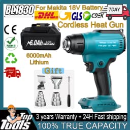 Cordless Heat Gun For Electronic Repair Tools For Makita 18V Battery For Shrinking Phone Repair 4pcs Nozzles For BL1830 Battery