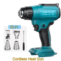 Cordless Heat Gun For Electronic Repair Tools For Makita 18V Battery For Shrinking Phone Repair 4pcs Nozzles For BL1830 Battery