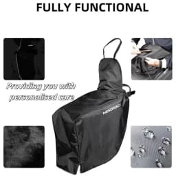 Motorcycle Leg Cover Knee Blanket Warmer Apron Fleece Lined Leg Guard Waterproof Windproof Riding Parts
