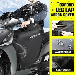 Motorcycle Leg Cover Knee Blanket Warmer Apron Fleece Lined Leg Guard Waterproof Windproof Riding Parts