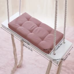 50kg Sponge Pad Garden Indoor And Outdoor Swing Frames With Wooden Rope For Playgrounds, Outdoor Areas, Gardens, Courtyards