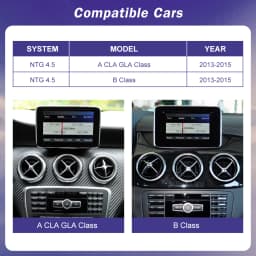 Wireless Carplay Linux Touch Screen for Mercedes Benz A B Class CLA GLA W176 W246 2013-2015 NTG4.5 Android Auto Radio Multimedia