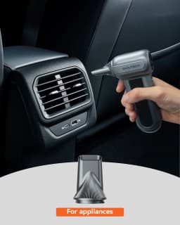 WOLFBOX MF100 Compressed Air Duster 150000RPM Super Power Electric Air Duster Rechargeable Long-Life Air Blower