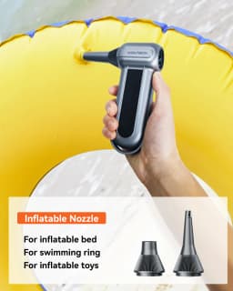 WOLFBOX MF100 Compressed Air Duster 150000RPM Super Power Electric Air Duster Rechargeable Long-Life Air Blower