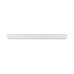 SucceBuy Fireplace Mantel 72 x 8 x 5" 50 lbs Natural Wood Mantel for Over Fireplace Wall Handcrafted Wood for Wall Decor White