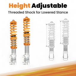 Coilovers, Suspension Struts For VW Golf MK2 all models 83-92 for VW Golf MK2 / MK3 Volkswagen Corrado 1989-1995