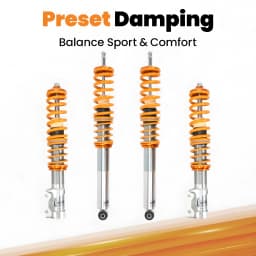 Coilovers, Suspension Struts For VW Golf MK2 all models 83-92 for VW Golf MK2 / MK3 Volkswagen Corrado 1989-1995