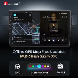 Junsun 7" 9" Universal CarPlay Android Auto Radio for VW Volkswagen Fiat Renault Nissan Hyundai 4G Wifi Car Multimedia autoradio