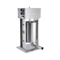 SucceBuy Electric Sausage Stuffer Vertical Meat Stuffer Speed Control Foot Pedal Made of 304 Stainless Steel 5 Stuffing Tubes