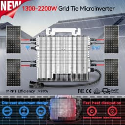 2000W Deye Inverter DC22-60V 230VAC PV Grid-on Microinverter with Built-In WiFi Function Max Connect 4PCS 400-600W