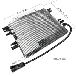 2000W Deye Inverter DC22-60V 230VAC PV Grid-on Microinverter with Built-In WiFi Function Max Connect 4PCS 400-600W