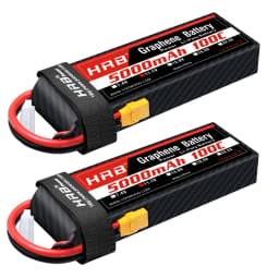 HRB 3S 5000mah Graphene Battery 100C 11.1v Lipo Battery with XT90 Connector for RC Car Truck Monster RC Drone Airplane RC Boat