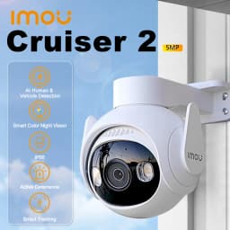 IMOU Cruiser 2 5MP IP66 Wi-Fi Outdoor Security Camera AI Smart Tracking Human Vehicle Detection Smart Night Vision Two Way Talk