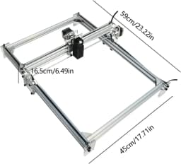 Graviermaschine Holz Laser Maschine DIY Lasergravur Fräsmaschine Router Desktop Graviergerät Gravieren Schneiden für Metall
