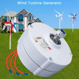 100W 12V Low RPM NdFeb PMG Rare Earth Permanent Magnet Generator for DIY Horizontal Wind Turbine Generator Windmil