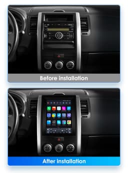 OSSURET 9.7''Android 13 Car Radio for Nissan X-Trail X Trail 2 T31 MX6 2007-2015 Multimedia Stereo 2Din Vertical Screen Carplay